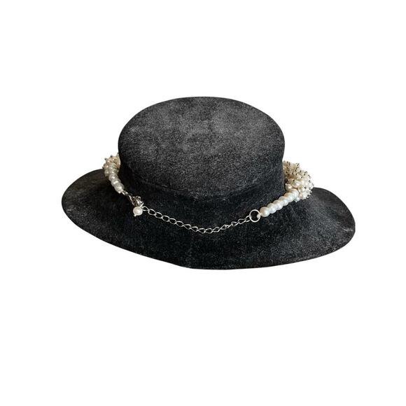 Womens Handmade Pearl Gradient Necklace Lobster Claw Closure White 21" Long NEW - Picture 2 of 4